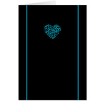 Minimalistiskt filmkort - blått