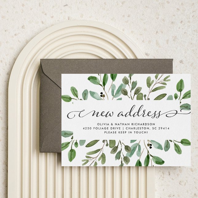 Minimalistiskt flytande | Meddelande om Flytta Vykort (Skapare uppladdad)