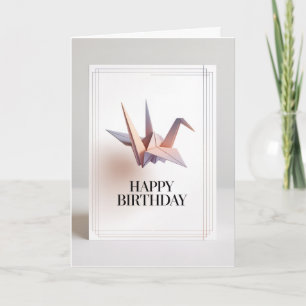 Minimalistiskt födelsedagskort i typografi kort