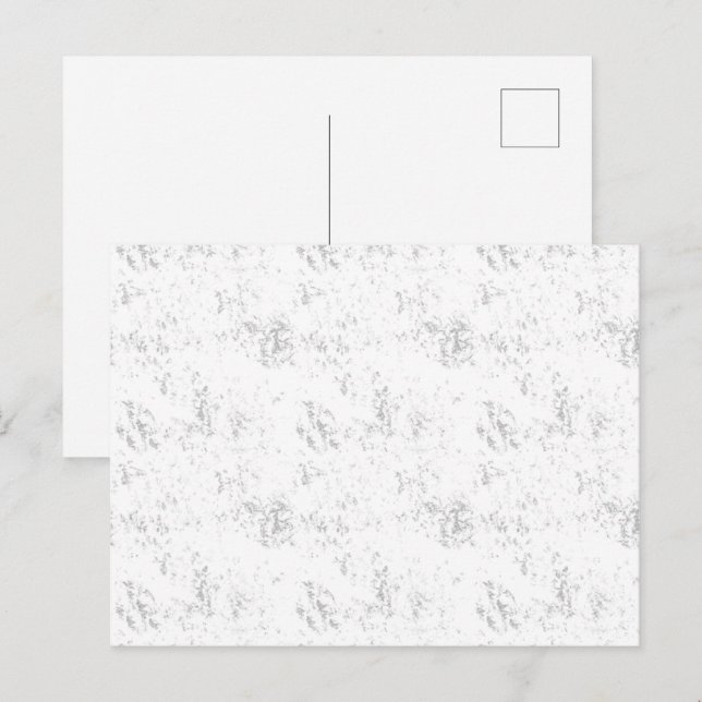 Minimalistiskt födelsemönster för barn meddelande vykort (Fram/baksida)