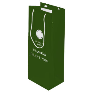 Minimalistiskt företagslogotypnamn God Jul Grön