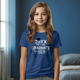 Minimalistiskt foto 8:e Klass Studenten T Shirt