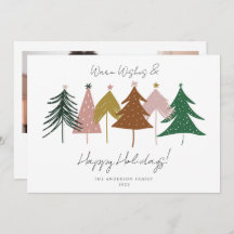 Minimalistiskt foto av Festive Julgranar