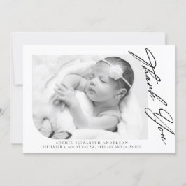 Minimalistiskt foto Baby Tack  Kort