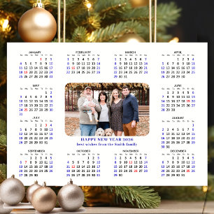 Minimalistiskt foto för 2026 års kalender, modern