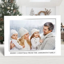 Minimalistiskt foto för god jul Modern Elegant