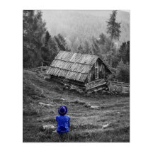 Minimalistiskt foto på landsbygden