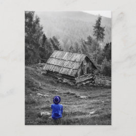 Minimalistiskt foto på landsbygden vykort