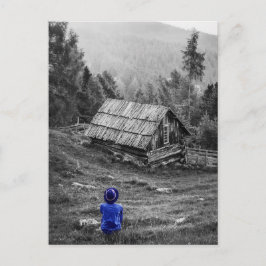 Minimalistiskt foto på landsbygden vykort