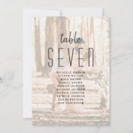 Minimalistiskt foto-sätesdiagram för Bröllop