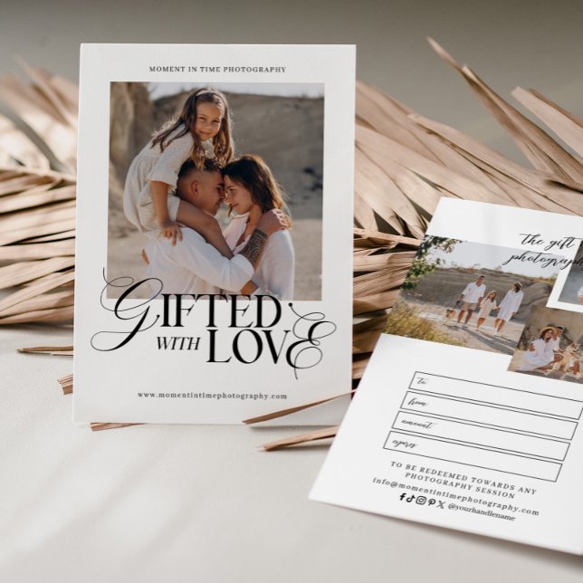 Minimalistiskt fotofotograficertifikat (Skapare uppladdad)