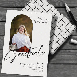 Minimalistiskt fotosvart och vitt meddelande