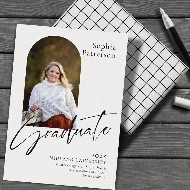 Minimalistiskt fotosvart och vitt meddelande (Skapare uppladdad)