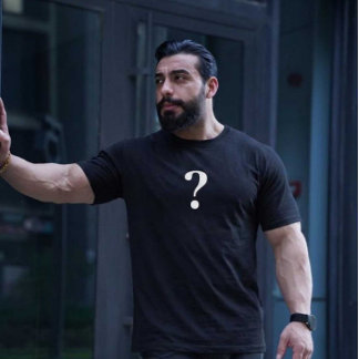 Minimalistiskt frågetecken mysterium t shirt