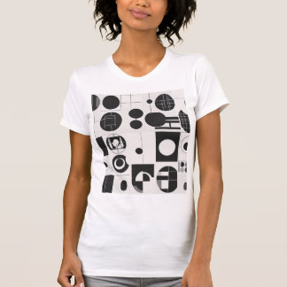 Minimalistiskt geometriskt harmoni t shirt