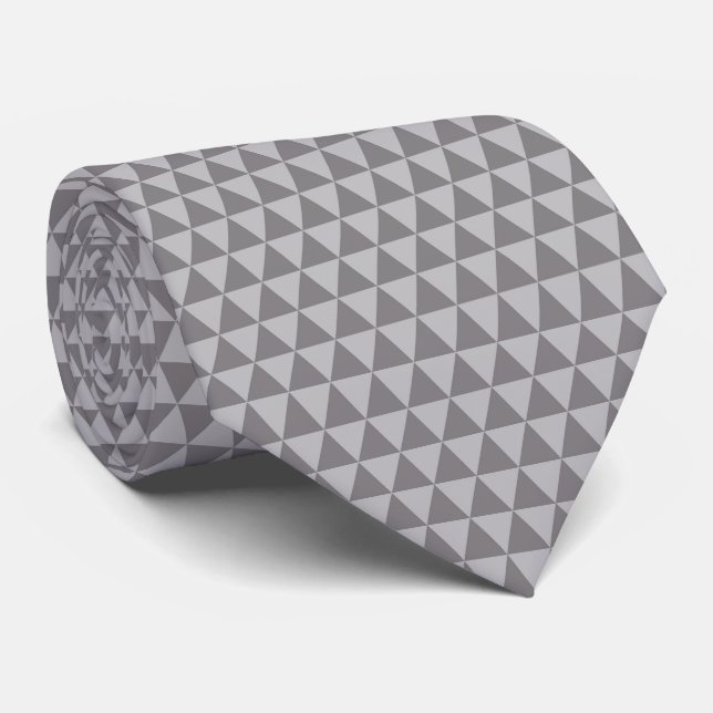 Minimalistiskt geometriskt Mönster Neck Tie Slips (Rullad)