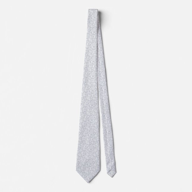 Minimalistiskt geometriskt Mönster Neck Tie Slips (Framsida)