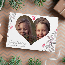 Minimalistiskt Glad helg-foto Julkort