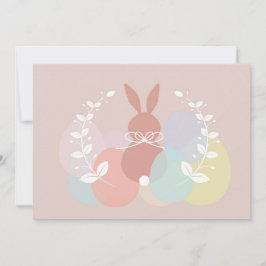 Minimalistiskt Glad påsk Julkort