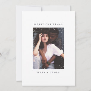 Minimalistiskt God jul-foto Inbjudningar