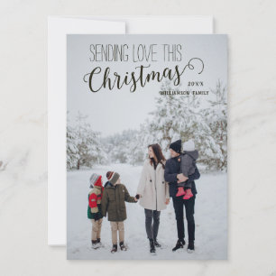 Minimalistiskt God jul-kort för personlig Julkort