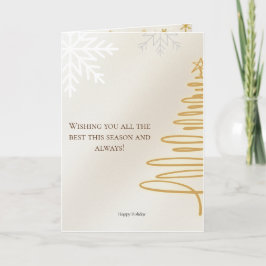 Minimalistiskt God jul-kort Kort