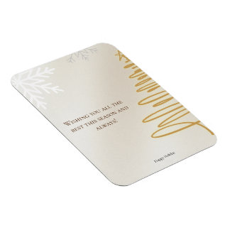 Minimalistiskt God jul-kort Magnet