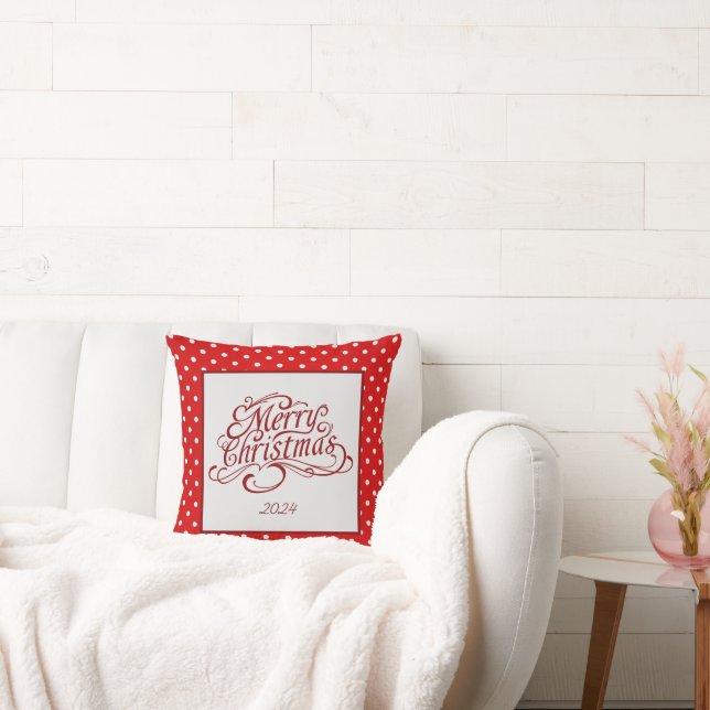 Minimalistiskt God jul Kudde (Soffa)