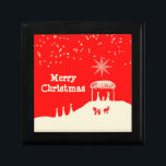 Minimalistiskt God jul-nativitetsscenario Minnesask<br><div class="desc">Äkta skattetjänstemän,  perfekt presentförpackning för speciella,  små,  glandiga gåvor som är avsedda för evigt. Detta kommer att göra en vacker och meningsfull förlovning ring gif box,  eftersom den representerar kärlek,  hopp och familj.</div>