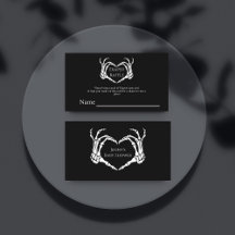 Minimalistiskt Goth Skeleton Baby Shower Diaper Ra