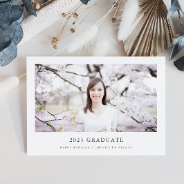 Minimalistiskt Grad | Enkelt foto Studenten Meddelande