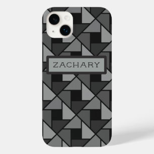 Minimalistiskt Grått Geometric Fodral-Mate iphone