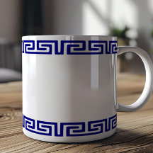 Minimalistiskt grekiskt Mönster-Anpassade VI