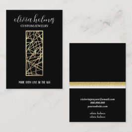 Minimalistiskt Guld, judiskt Affärskort Visitkort