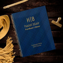 Minimalistiskt Guld Monogram | Anpassningsbar Busi