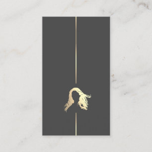 Minimalistiskt Hairstylist-Affärskort Visitkort