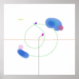 Minimalistiskt handritat Linjer Poster