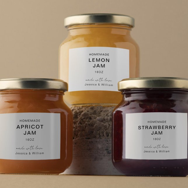 Minimalistiskt handskriftsskript och handskriftssk mat etiketter (Skapare uppladdad)