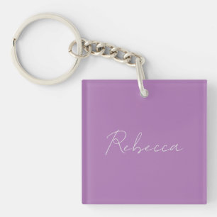 Minimalistiskt handskrivet eget Namn Lavender