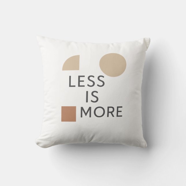 Minimalistiskt harmoni kudde (Framsida)