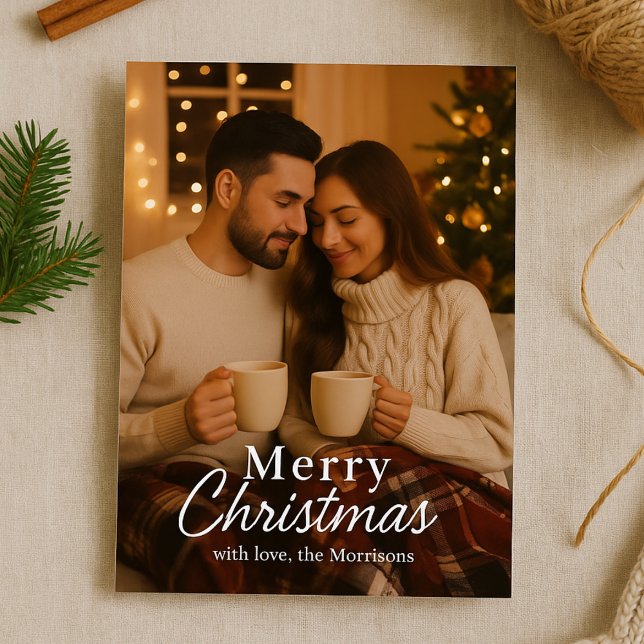 Minimalistiskt Helgdag för varm Neutralt under jul Inbjudningar (Skapare uppladdad)