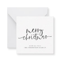 Minimalistiskt Helgdag på kvadrat-God jul