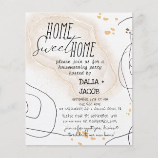 Minimalistiskt hemsött hemhus Party