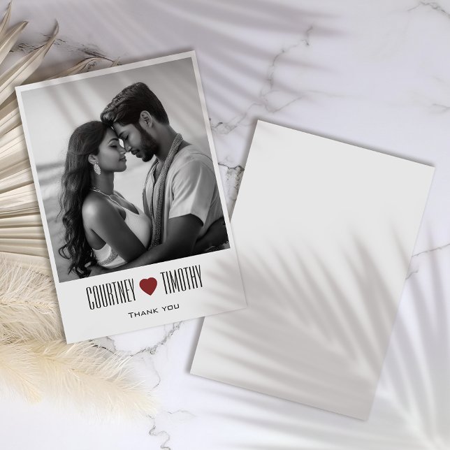 Minimalistiskt hjärttack för Bröllop, ditt kort me (Skapare uppladdad)