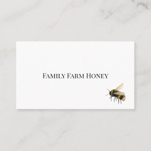 Minimalistiskt Honeybee-Affärskort Visitkort