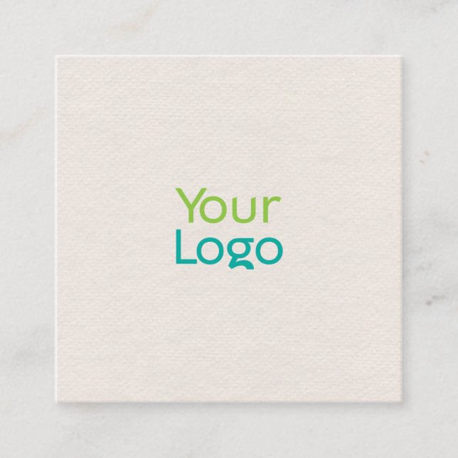 Minimalistiskt Hotdog Store Fyrkantigt Visitkort (Framsida)