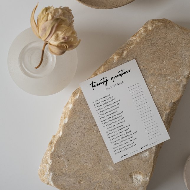 Minimalistiskt hur bra vet du hur bra Bride är? (Skapare uppladdad)