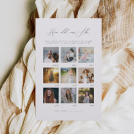 Minimalistiskt hur gammal hon var i Möhippan