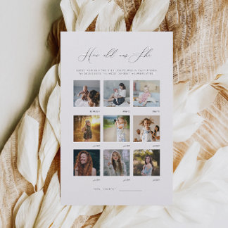 Minimalistiskt hur gammal hon var i Möhippan