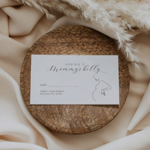 Minimalistiskt hur stor är Mammans Belly Biljett? Tilläggskort